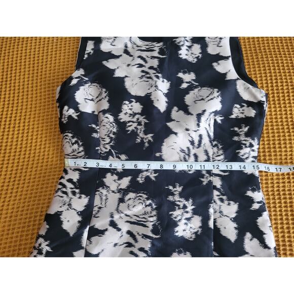 Gerard Darel Paris Silk Blend Sleeveless Black Cream Armure dress 38 6 NWT $480 - Picture 7 of 8